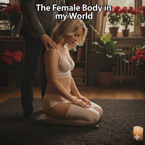 BDSM Domination | Leadership, Authority, and the Path of Domination 8 A submissive woman kneeling calmly with lowered posture and composed body language, expressing trust, devotion, and power exchange within the BDSM lifestyle, guided with care and intention.